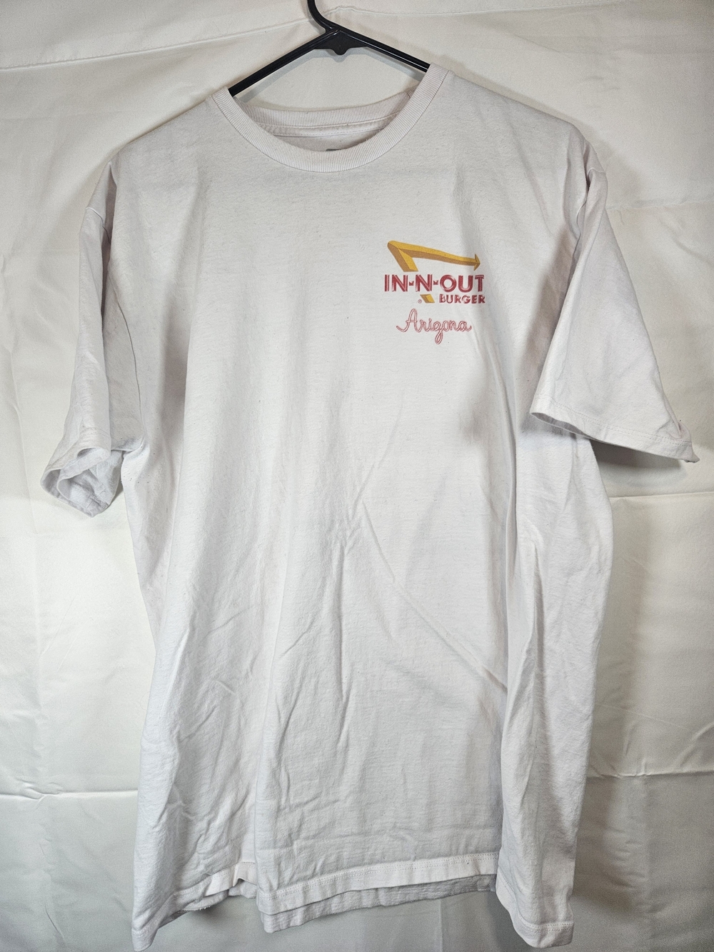 IN-N-OUT Burger Arizona White Short Sleeve Logo T-Shirt